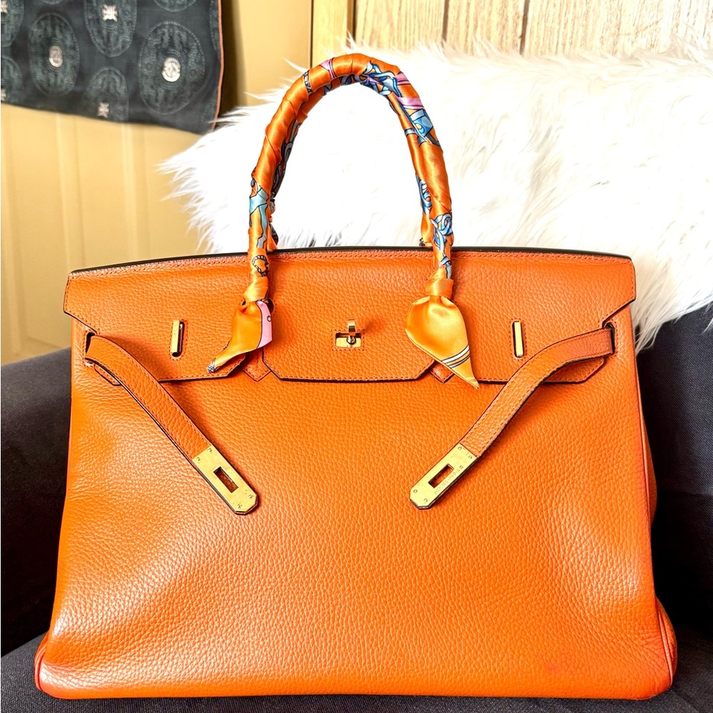 Birkin Style Tote Bag